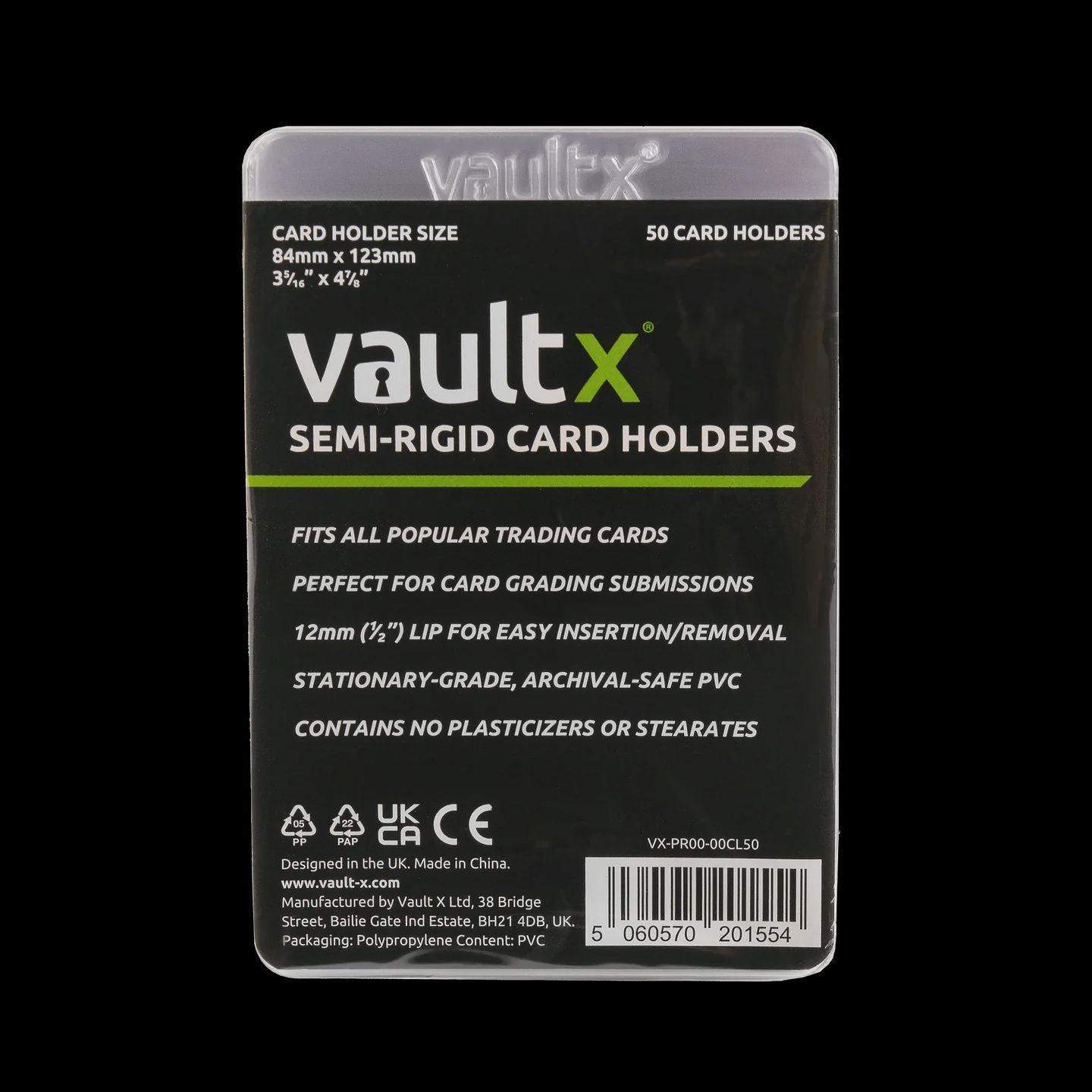 Semi-Rigid Card Holders (50 pack)