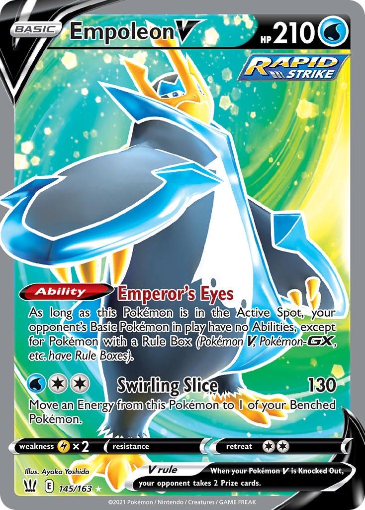 Empoleon V - Ultra Rare - Battle Styles - 145, Condition: Near Mint