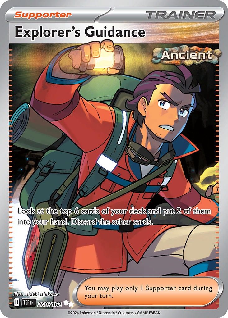 Explorer&#39;s Guidance - Ultra Rare - Temporal Forces - 200, Rarity: Ultra Rare