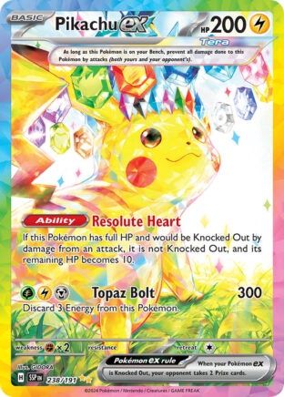 Pikachu ex - Special Illustration Rare - Surging Sparks - 238