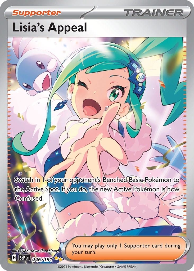 Lisia&#39;s Appeal - Special Illustration Rare - Surging Sparks - 246