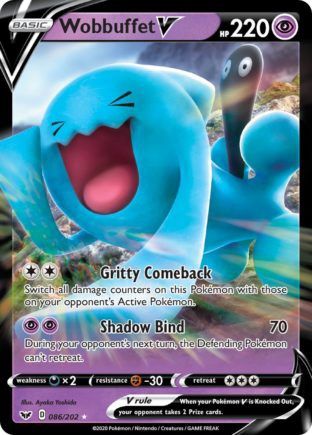 Wobbuffet V - Ultra Rare - Sword &amp; Shield - 86