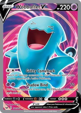 Wobbuffet V - Ultra Rare - Sword &amp; Shield - 191
