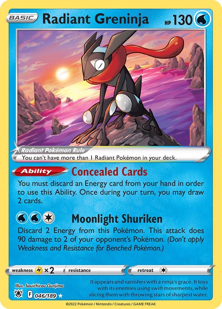 Radiant Greninja - Ultra Rare - Astral Radiance - 46