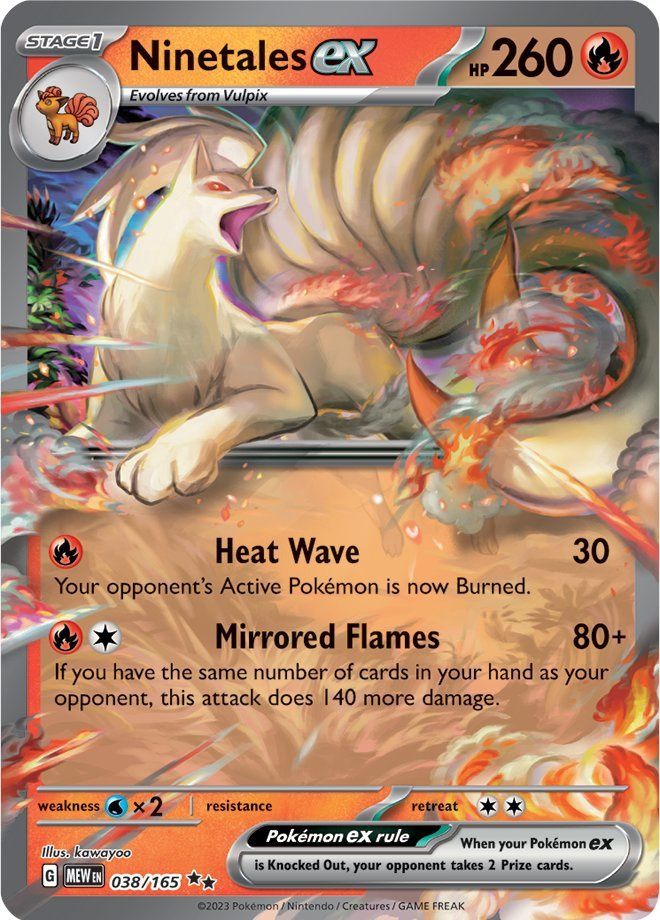 Ninetales ex - Double Rare - 151 - 38
