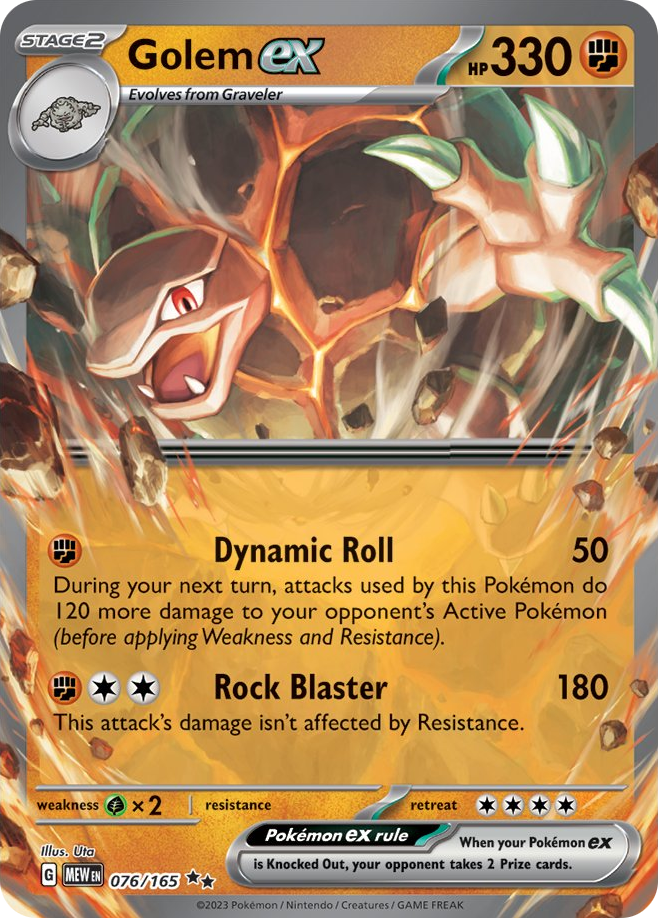 Golem ex - Double Rare - 151 - 76