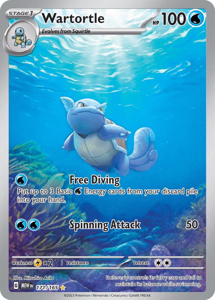 Wartortle - Illustration Rare - 151 - 171