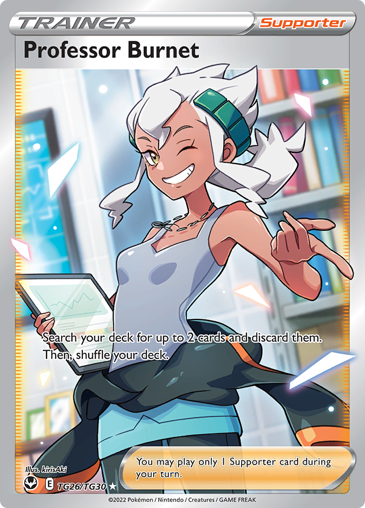 Professor Burnet - Ultra Rare - Silver Tempest - TG26