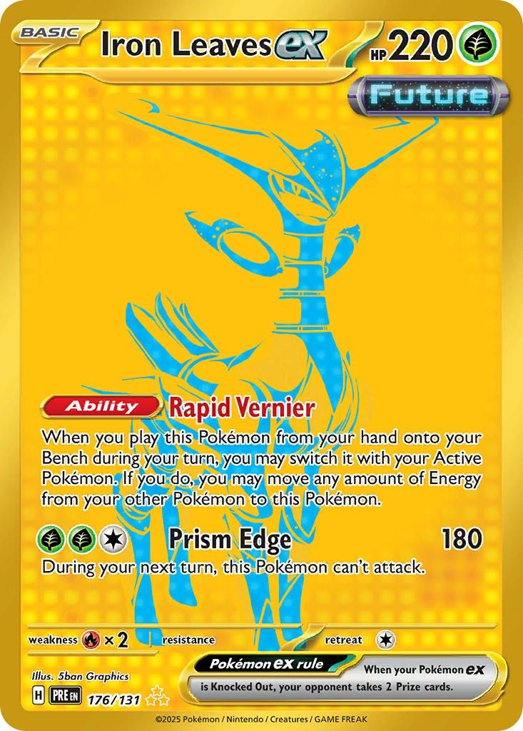 Iron Leaves ex - Secret Rare - Prismatic Evolutions - 176