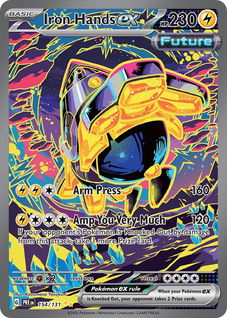 Iron Hands ex - Special Illustration Rare - Prismatic Evolutions - 154