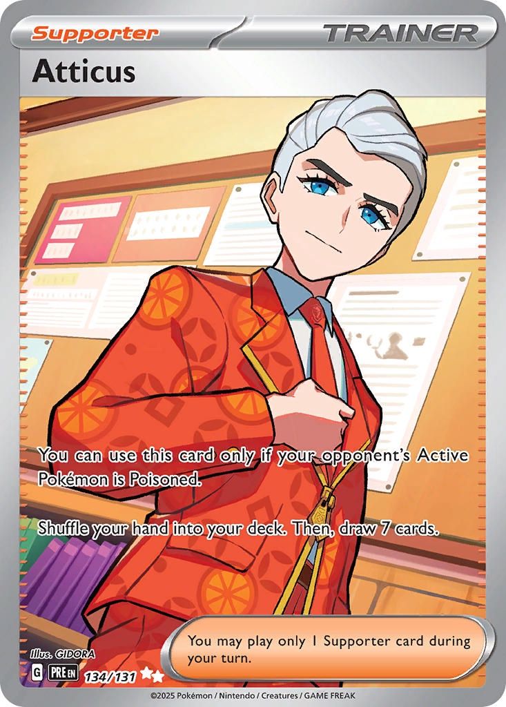 Atticus - Ultra Rare - Prismatic Evolutions - 134