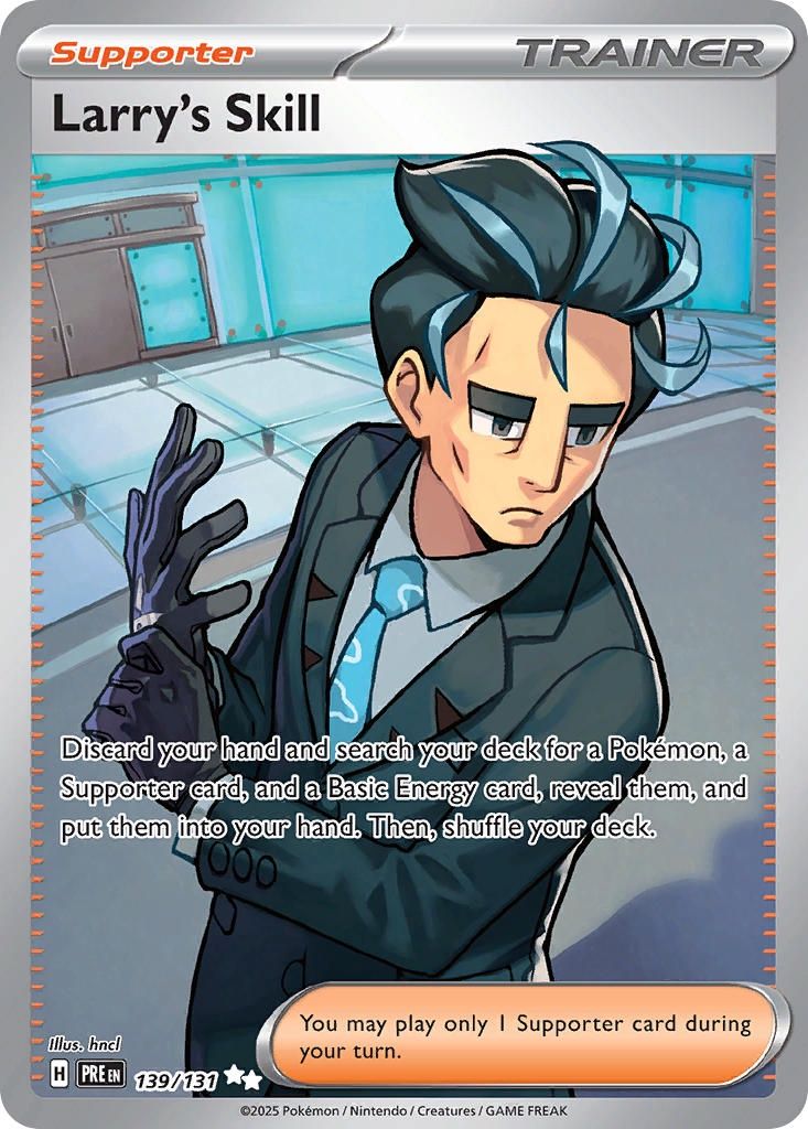 Larry&#39;s Skill - Ultra Rare - Prismatic Evolutions - 139