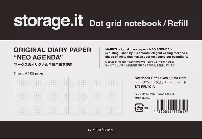 Storage.it Dot Grid Notebook - Refill