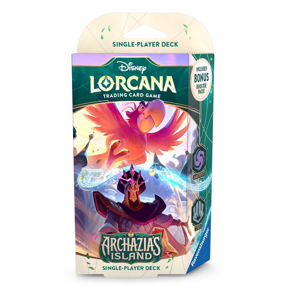 Lorcana Archazia&#39;s Island Amethyst Steel Single-Player Deck