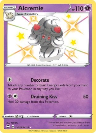 Alcremie - Secret Rare - Shining Fates - SV58