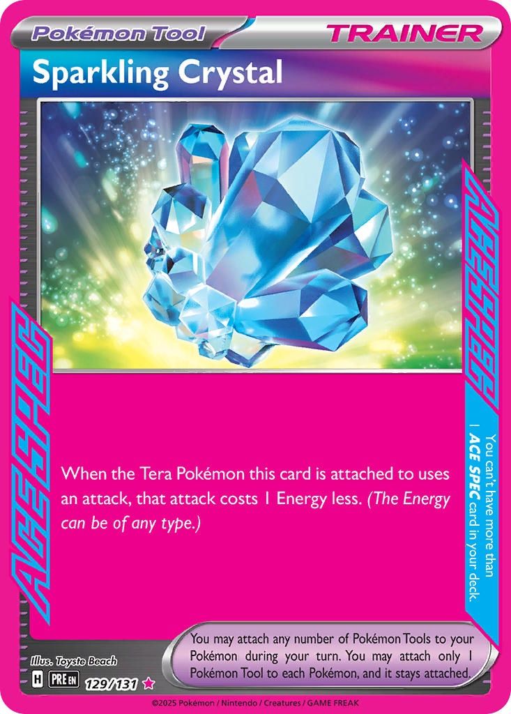 Sparkling Crystal - ACE Rare - Prismatic Evolutions - 129