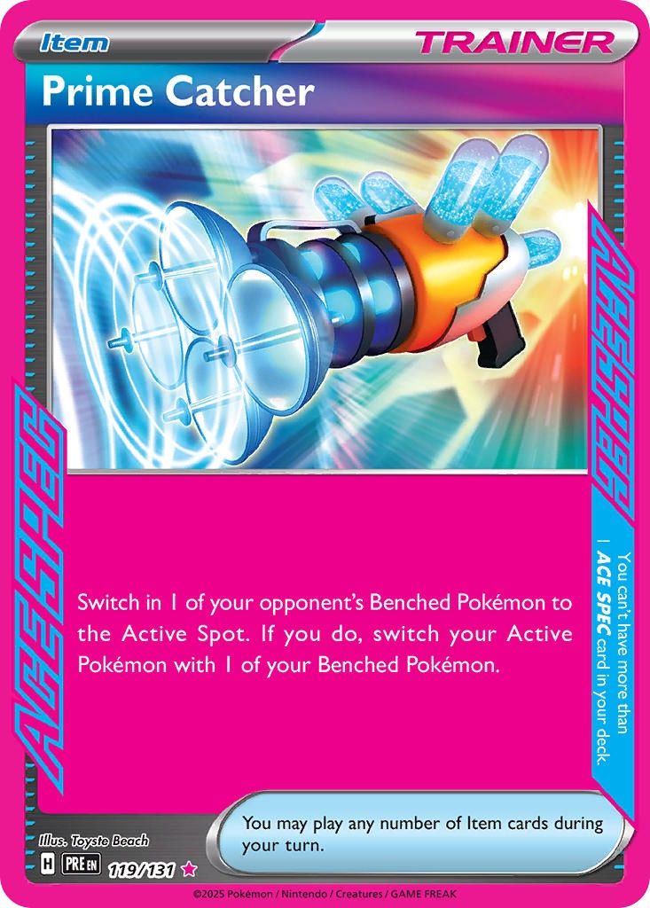 Prime Catcher - ACE Rare - Prismatic Evolutions - 119