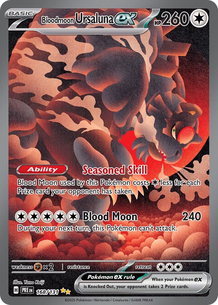 Bloodmoon Ursaluna ex - Special Illustration Rare - Prismatic Evolutions - 168