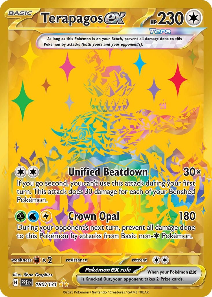 Terapagos ex - Secret Rare - Prismatic Evolutions - 180