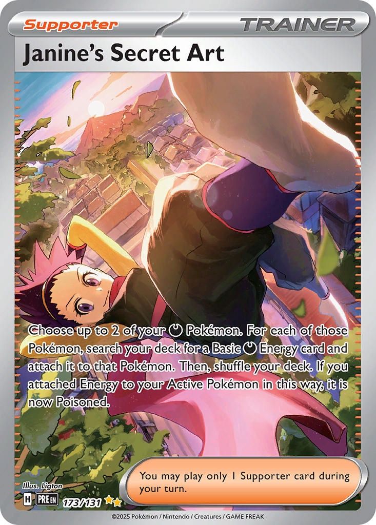 Janine&#39;s Secret Art - Special Illustration Rare - Prismatic Evolutions - 173