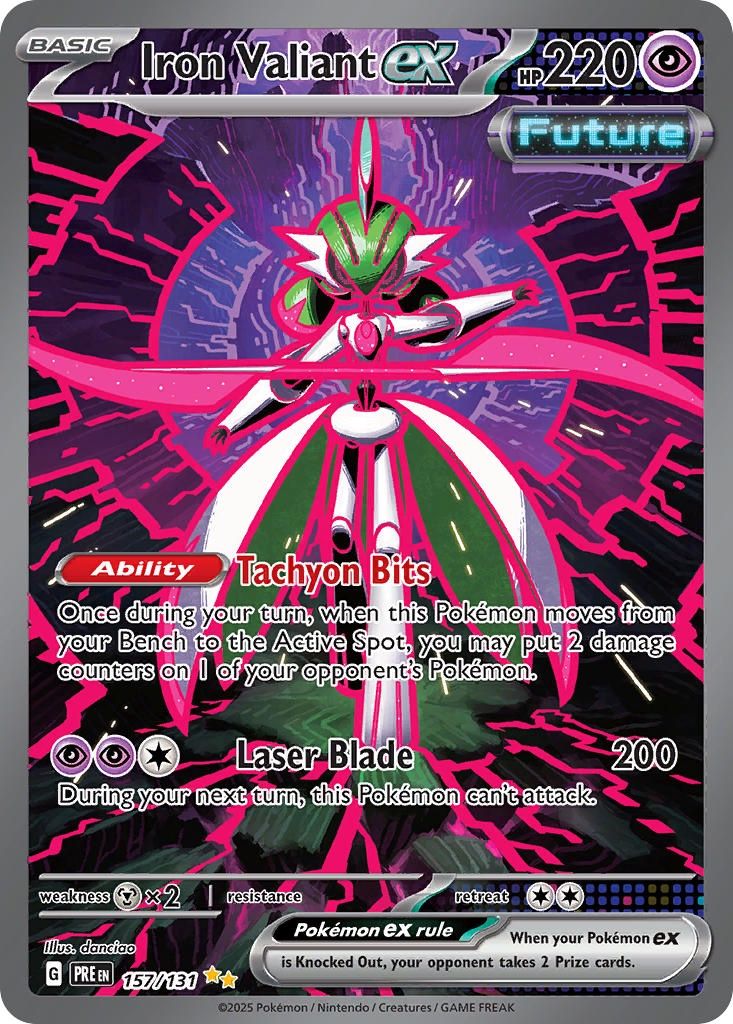 Iron Valiant ex - Special Illustration Rare - Prismatic Evolutions - 157