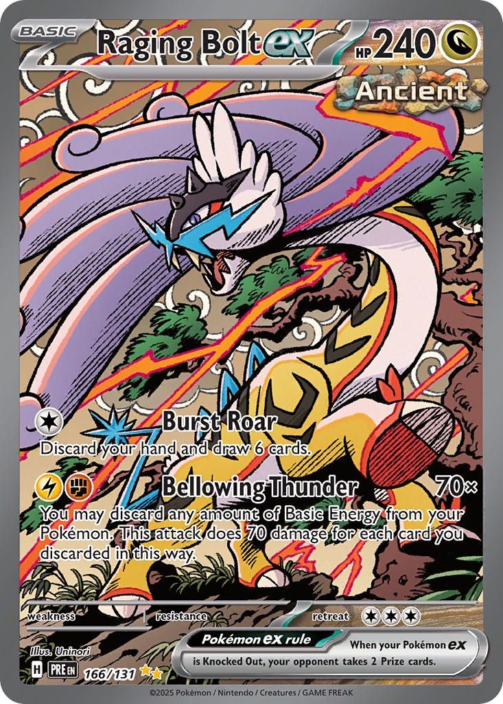Raging Bolt ex - Special Illustration Rare - Prismatic Evolutions - 166