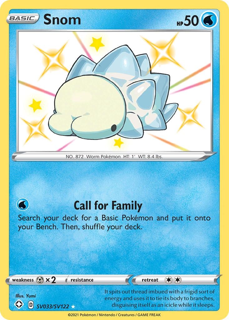Snom - Secret Rare - Shining Fates - SV33