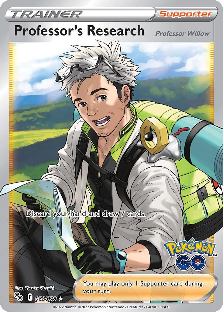 Professor&#39;s Research - Ultra Rare - Pokémon GO - 78