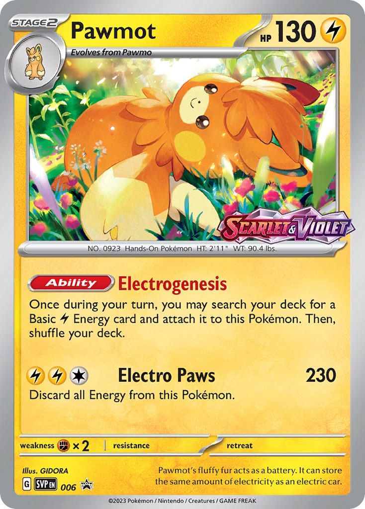 Pawmot - Promo - SV Black Star Promos - 6