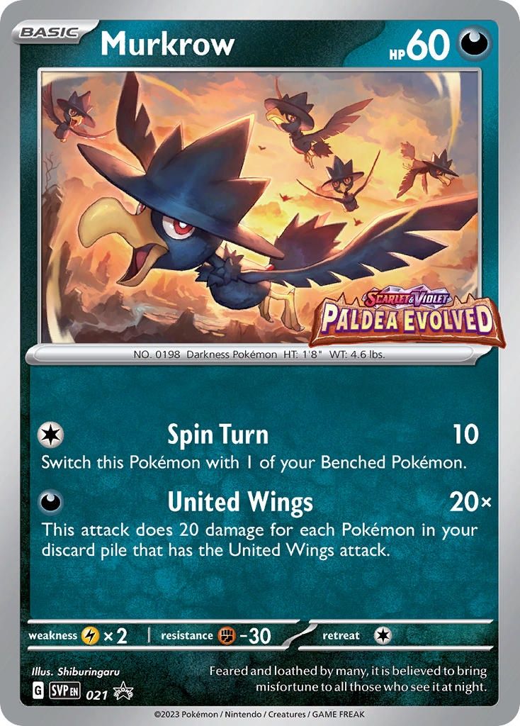 Murkrow - Promo - SV Black Star Promos - 21