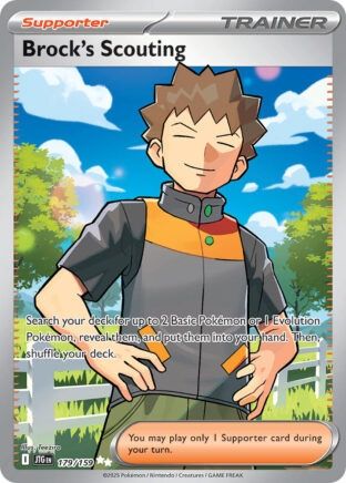 Brock&#39;s Scouting - Ultra Rare - Journey Together - 179