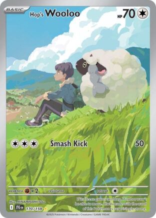 Hop&#39;s Wooloo - Illustration Rare - Journey Together - 170