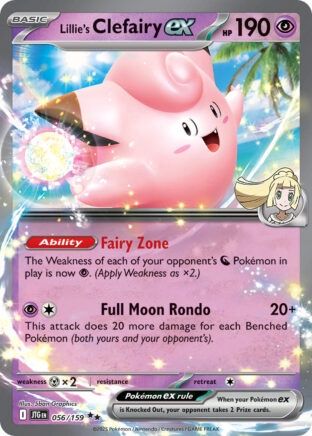 Lillie&#39;s Clefairy ex - Double Rare - Journey Together - 56