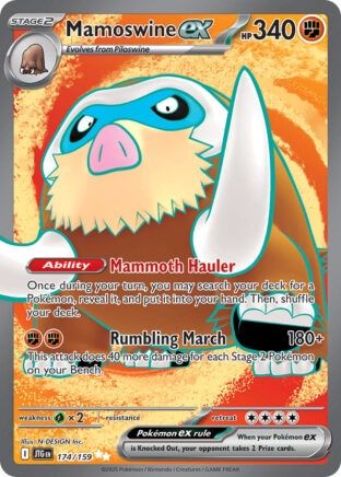 Mamoswine ex - Ultra Rare - Journey Together - 174