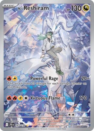N&#39;s Reshiram - Illustration Rare - Journey Together - 167