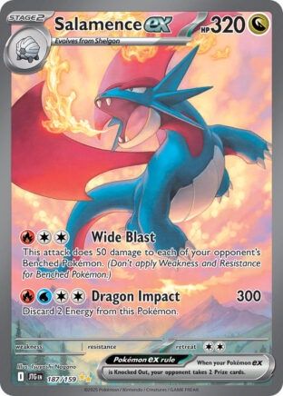 Salamence ex - Special Illustration Rare - Journey Together - 187