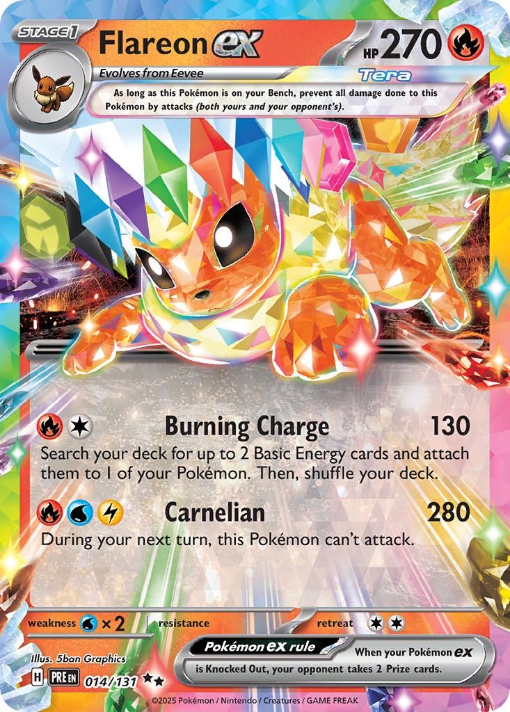 Flareon ex - Double Rare - Prismatic Evolutions - 14, Rarity: Double Rare