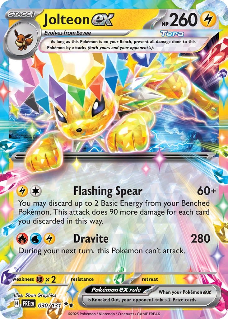 Jolteon ex - Double Rare - Prismatic Evolutions - 30, Rarity: Double Rare