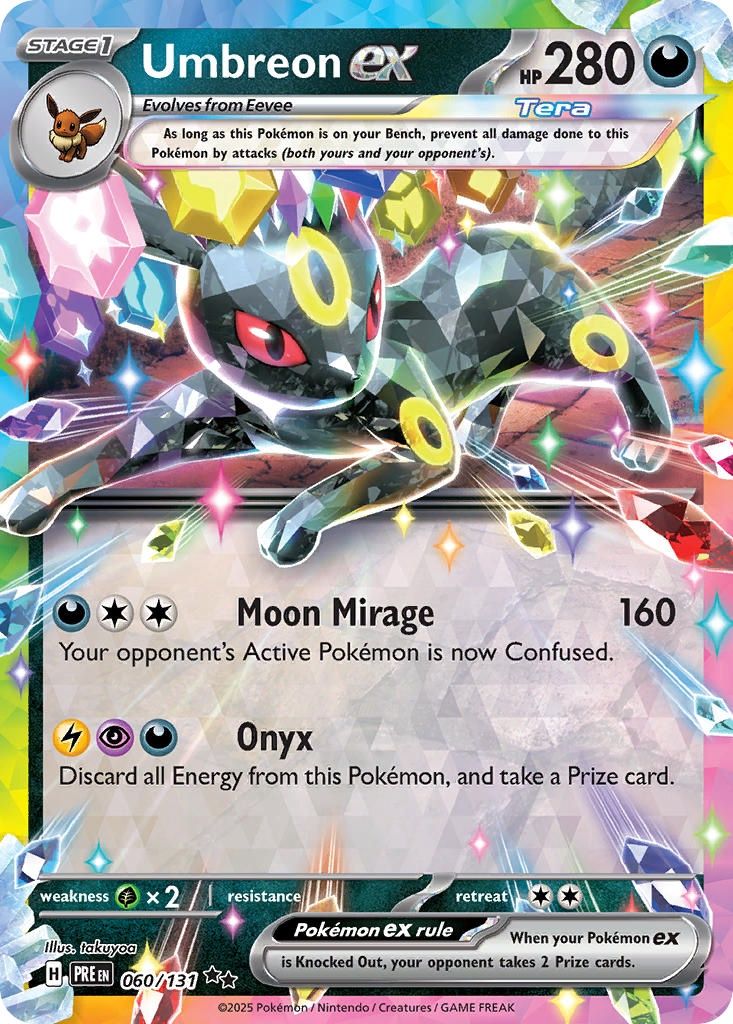 Umbreon ex - Double Rare - Prismatic Evolutions - 60, Rarity: Double Rare