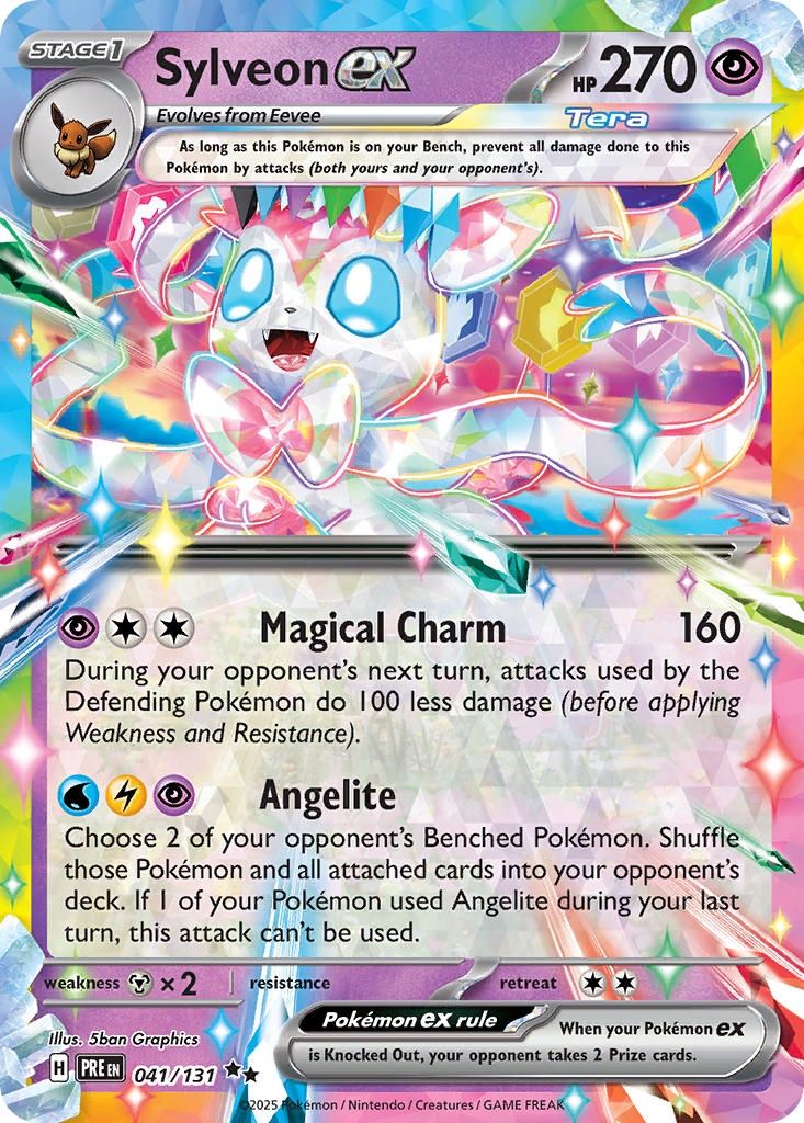 Sylveon ex - Double Rare - Prismatic Evolutions - 41, Rarity: Double Rare