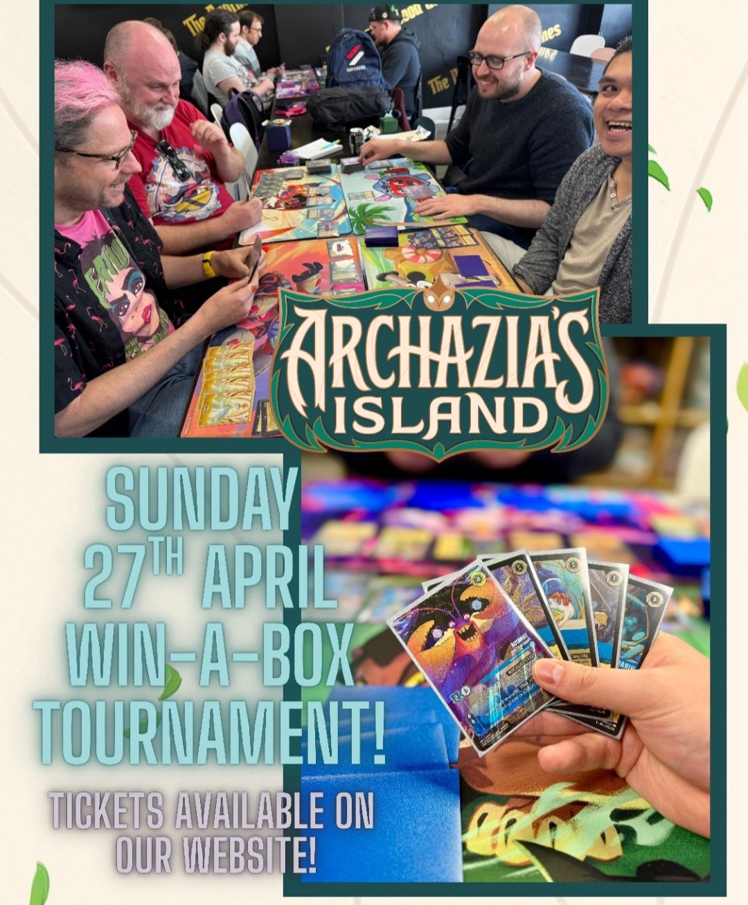 Lorcana Archazia&#39;s Island WIN-A-BOX tournament Sunday 27th APRIL (12:30pm)