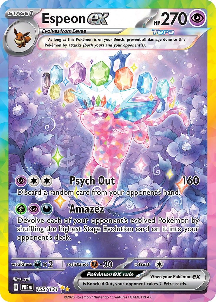 Espeon ex - Special Illustration Rare - Prismatic Evolutions - 155