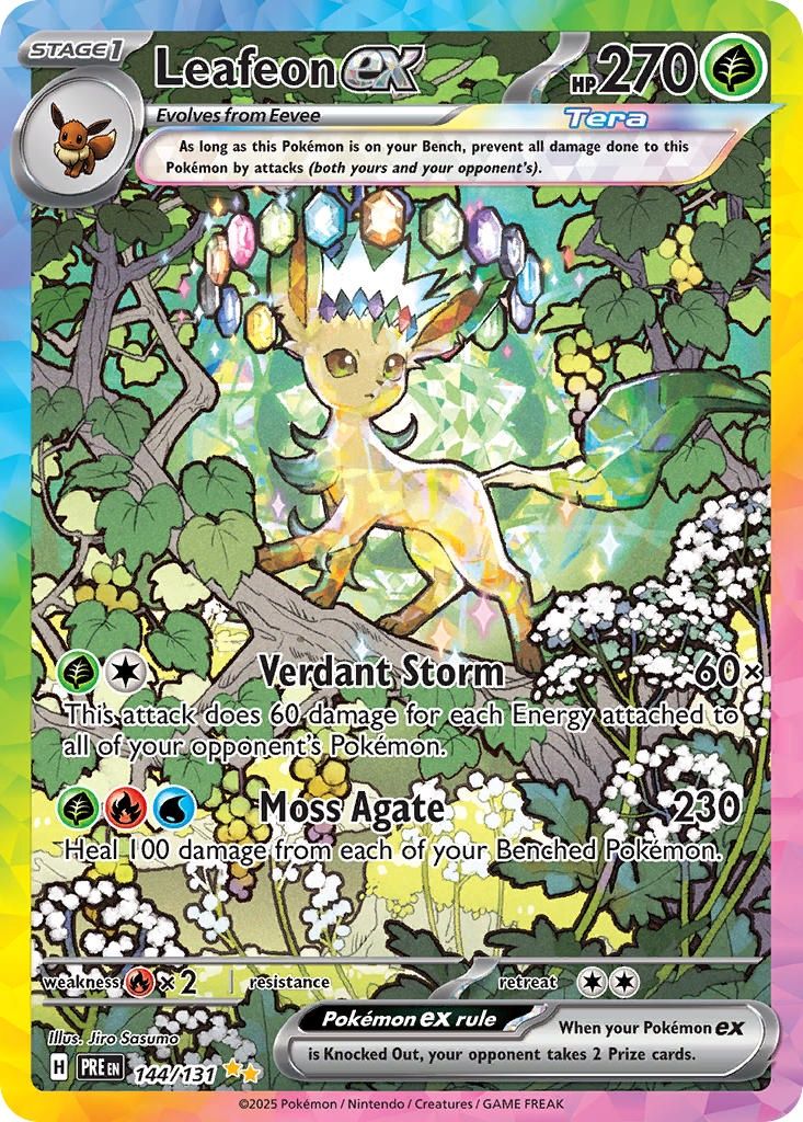 Leafeon ex - Special Illustration Rare - Prismatic Evolutions - 144