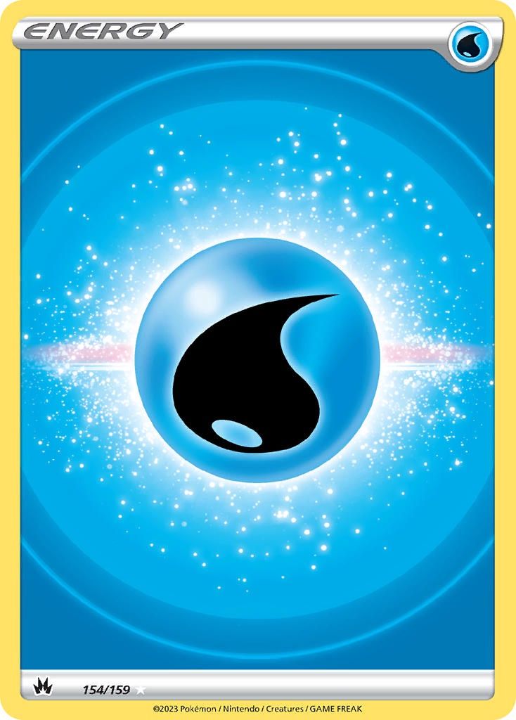 Water Energy - Ultra Rare - Crown Zenith - 154