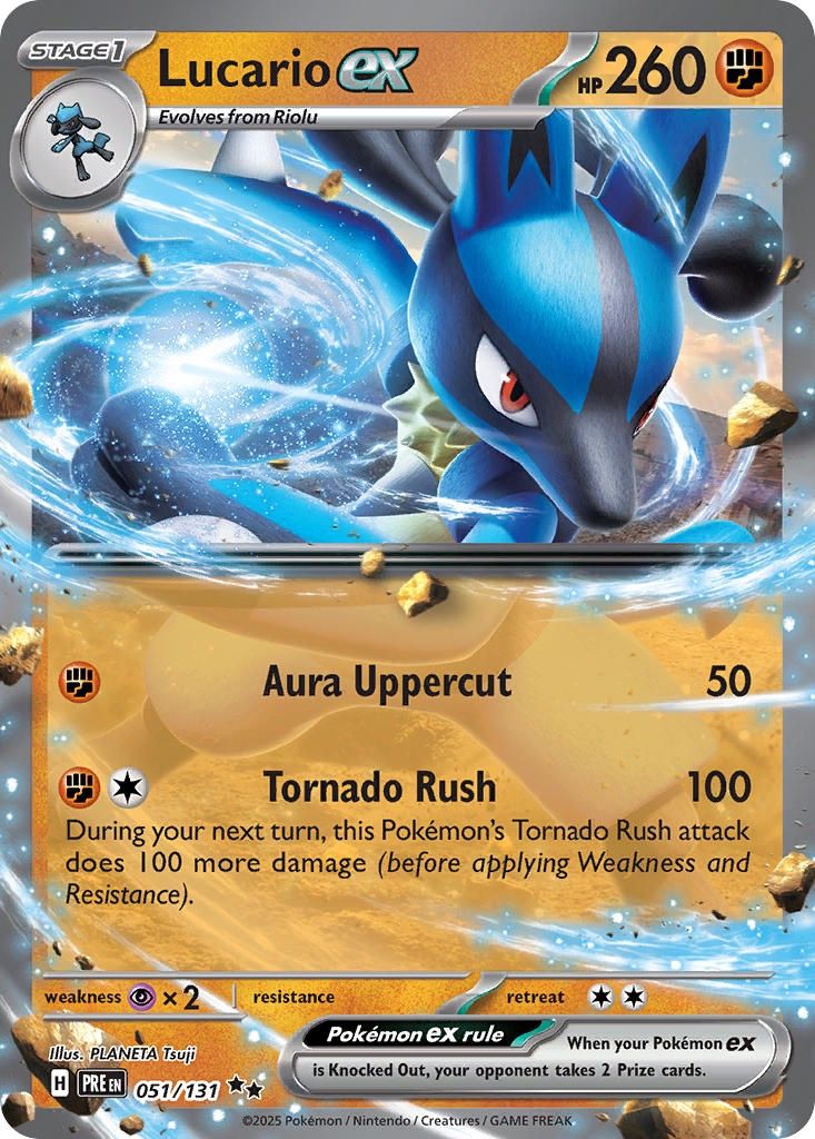 Lucario ex - Double Rare - Prismatic Evolutions - 51