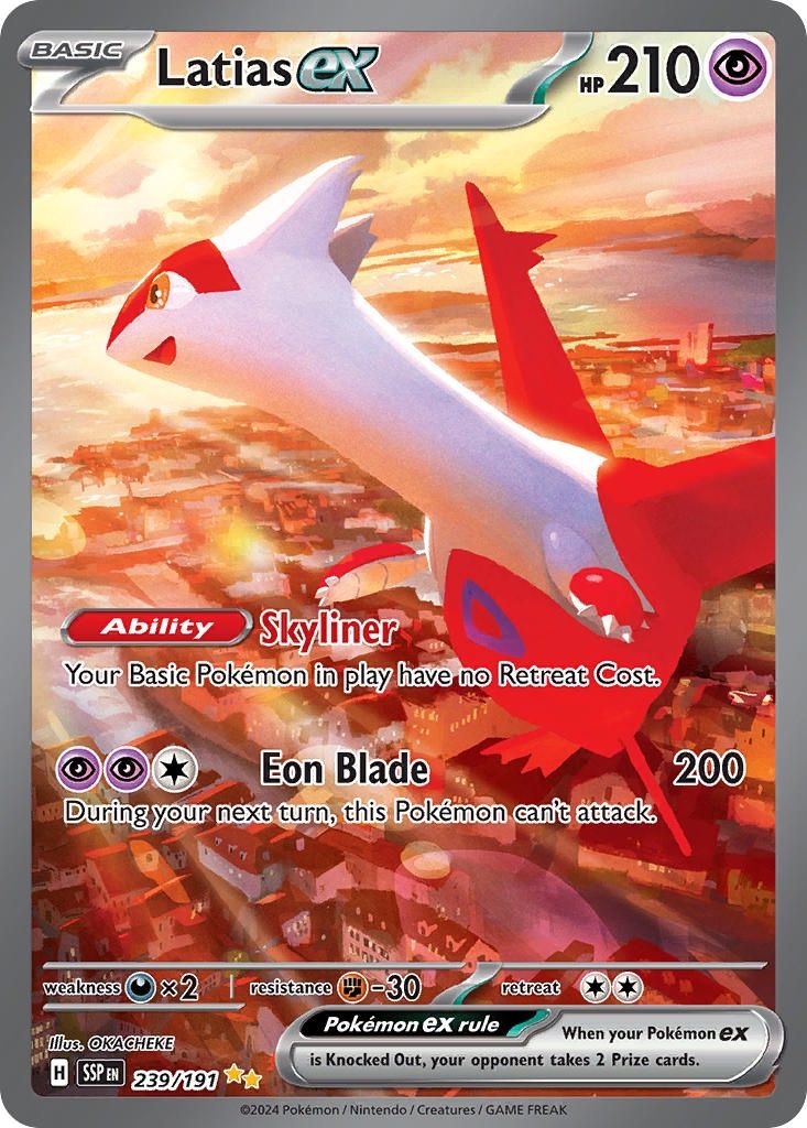 Latias ex - Special Illustration Rare - Surging Sparks - 239