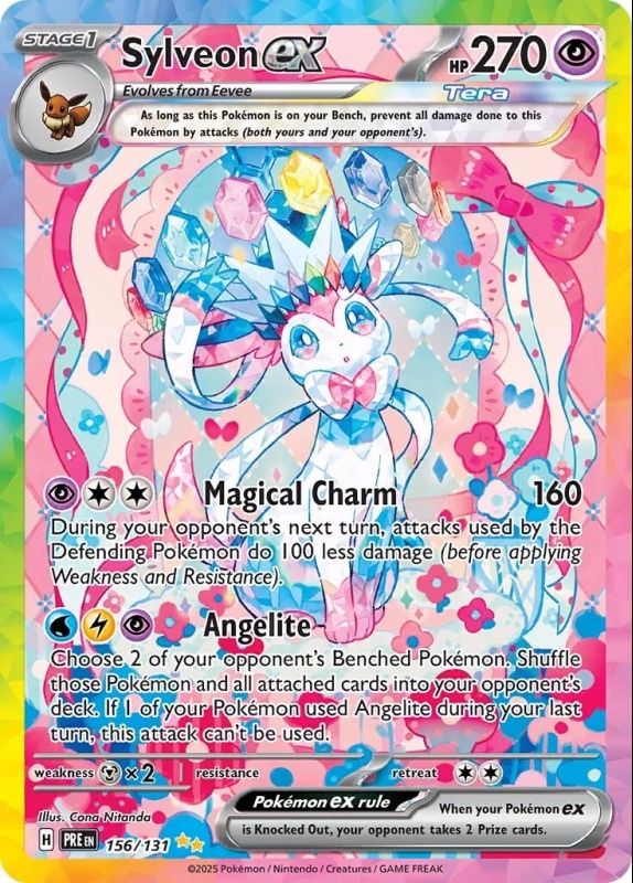 Sylveon ex - Special Illustration Rare - Prismatic Evolutions - 156