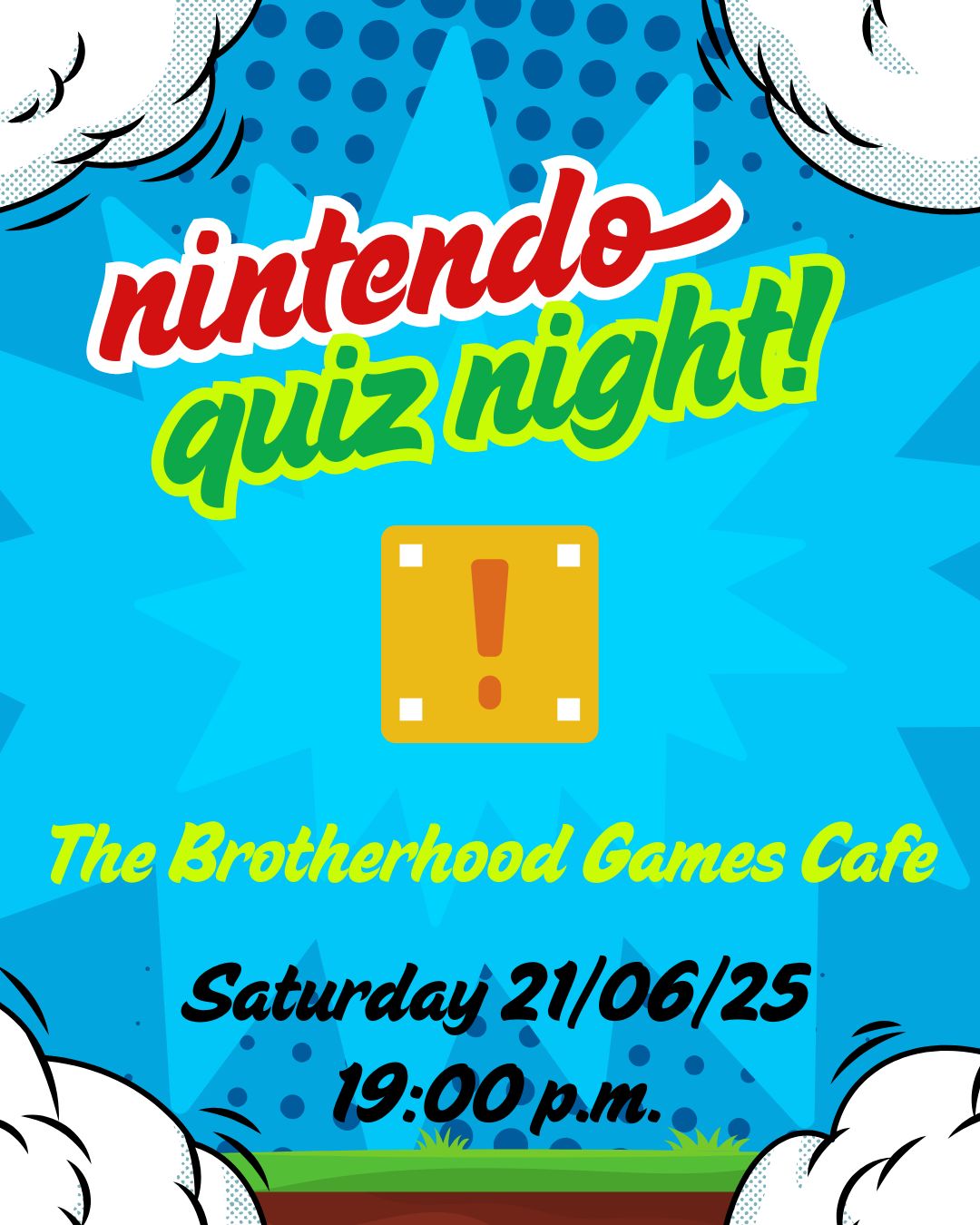 Nintendo Quiz Night - SATURDAY 21st JUNE