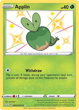 Applin - Secret Rare - Shining Fates - SV12