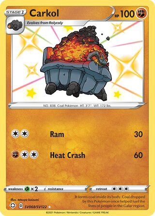 Carkol - Secret Rare - Shining Fates - SV68